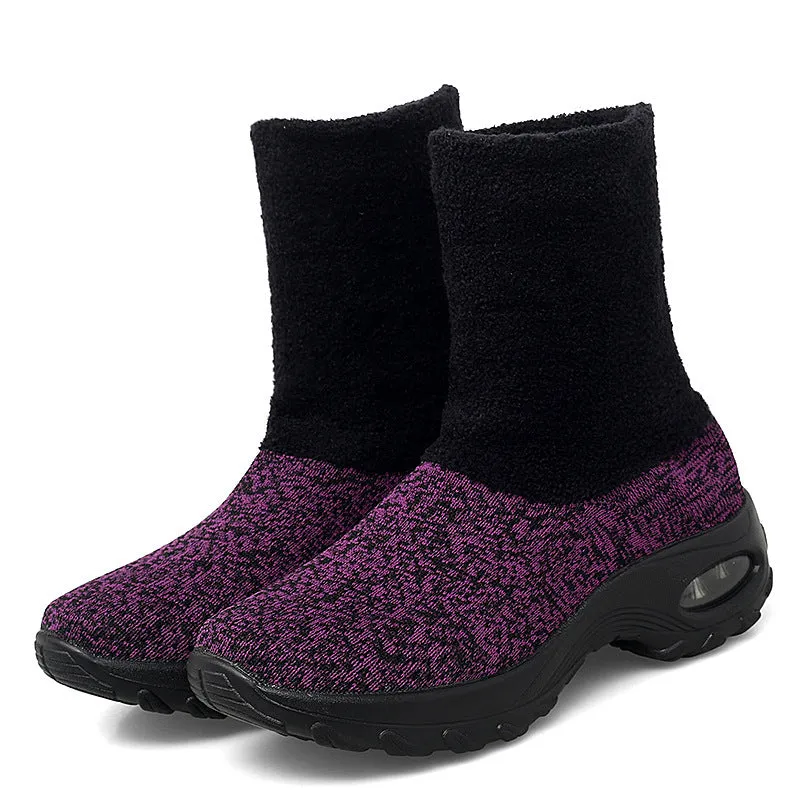 Lightweight Tall And Velvet Warm Snow Boots