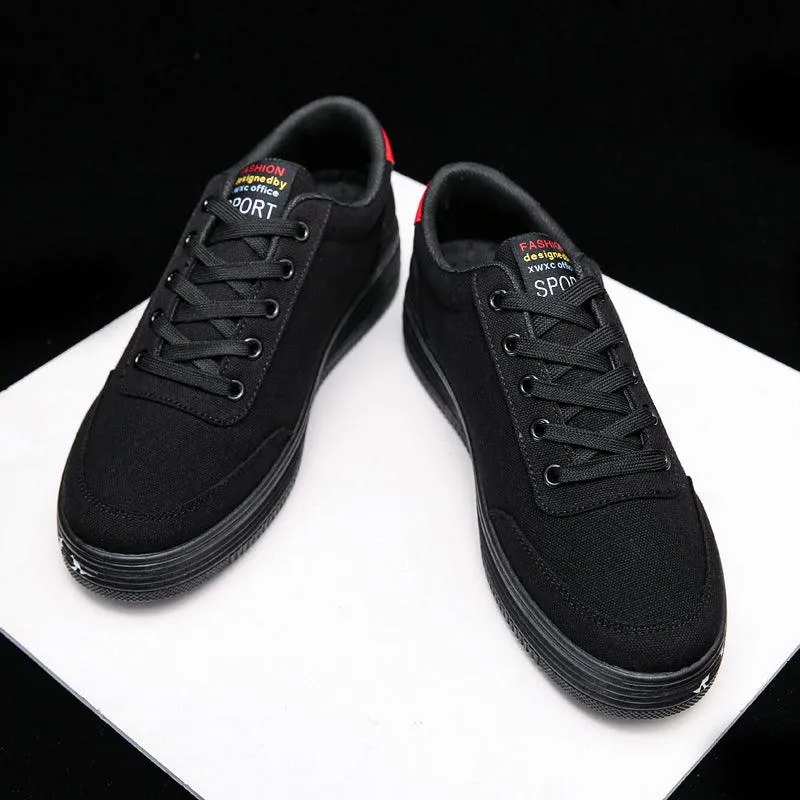 Love Print Casual Lace-Up Sneakers for Women & Men