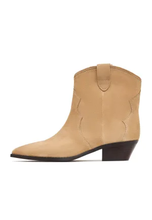 Low-shaft Cowboy Boots Hazel - Beige