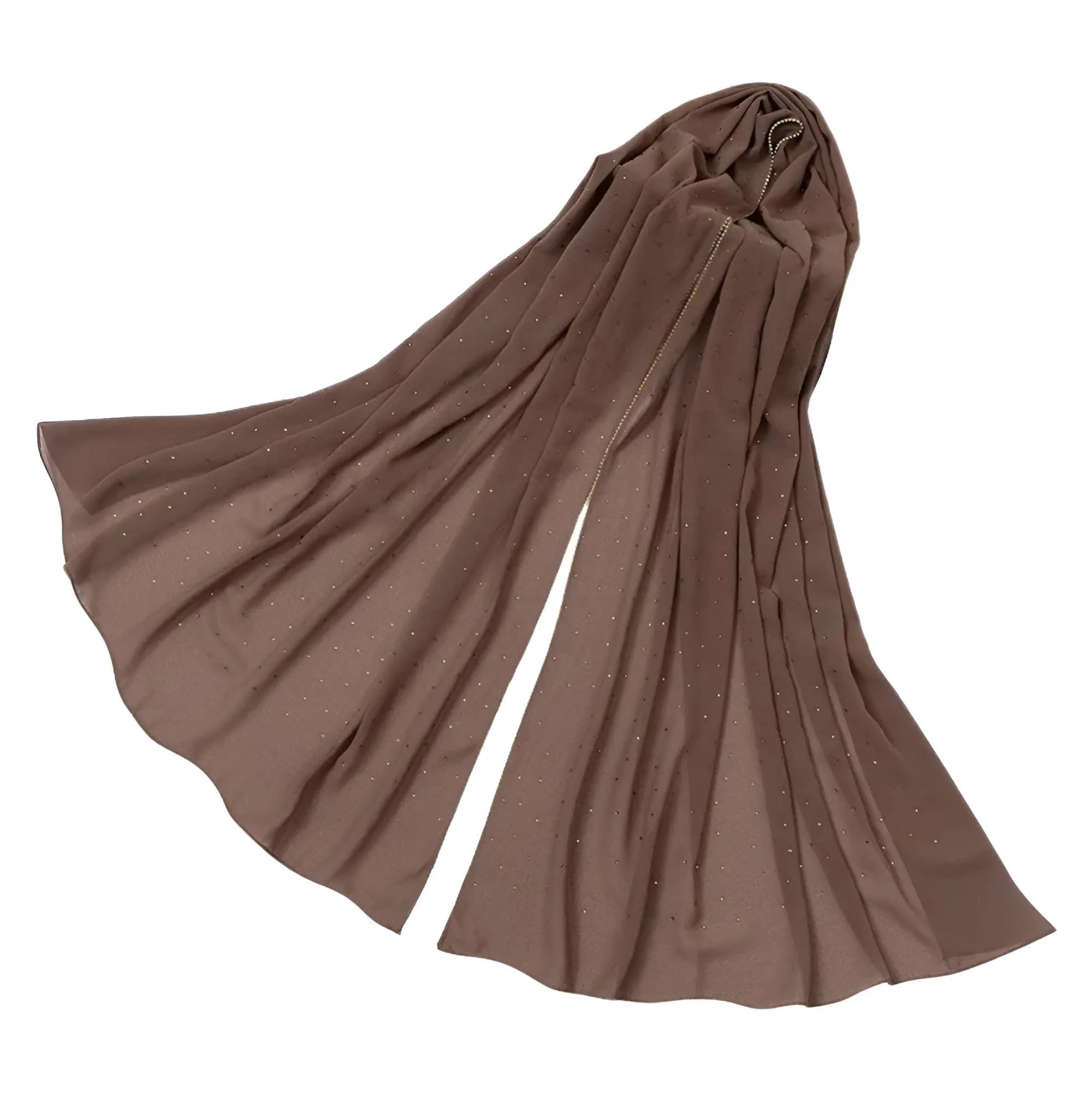 Luxury Chiffon Headscarf Solid Soft Long Muslim Scarves For Women Hijab Shawl and Wrap