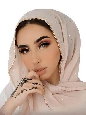 Luxury Chiffon Headscarf Solid Soft Long Muslim Scarves For Women Hijab Shawl and Wrap