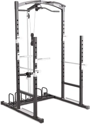 Marcy Home Gym Cage System Workout Station for Weightlifting, Bodybuilding and Strength Training MWM-7041