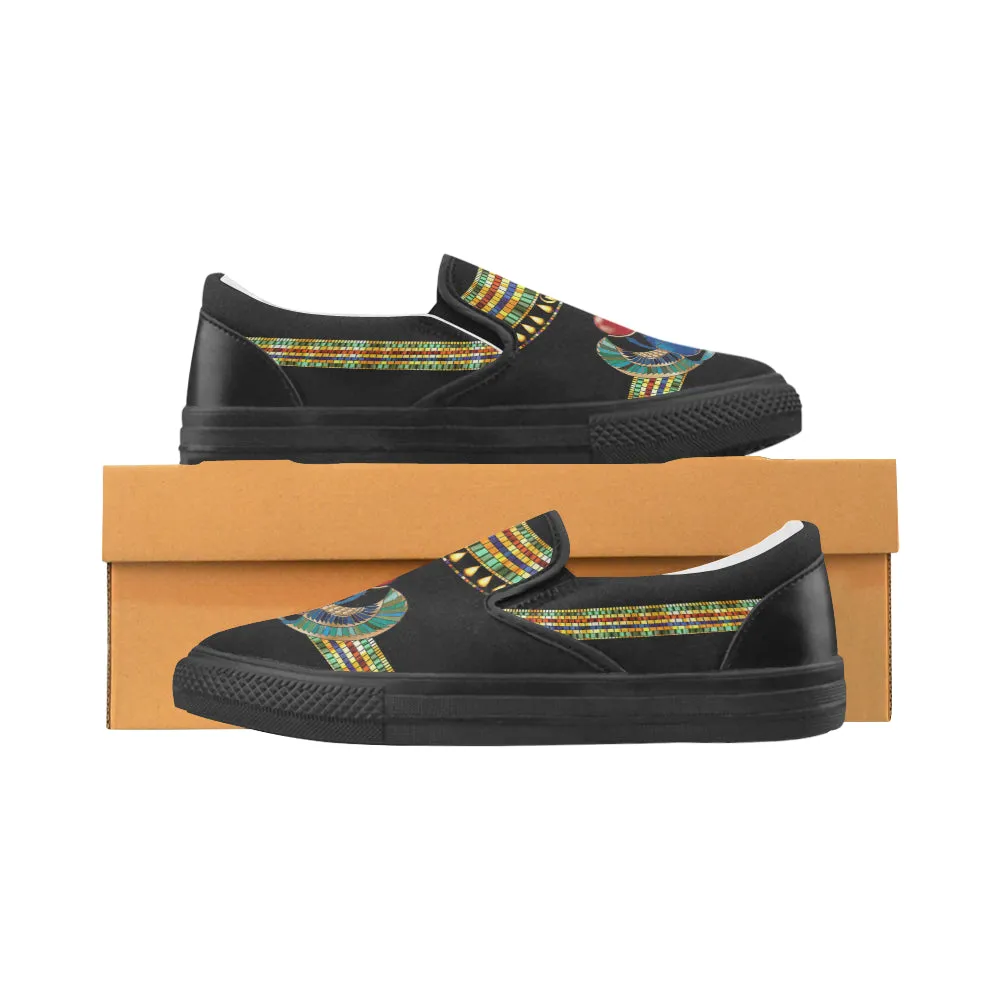 MEDJAY BLACC Men's Unusual Slip-on Canvas Shoes