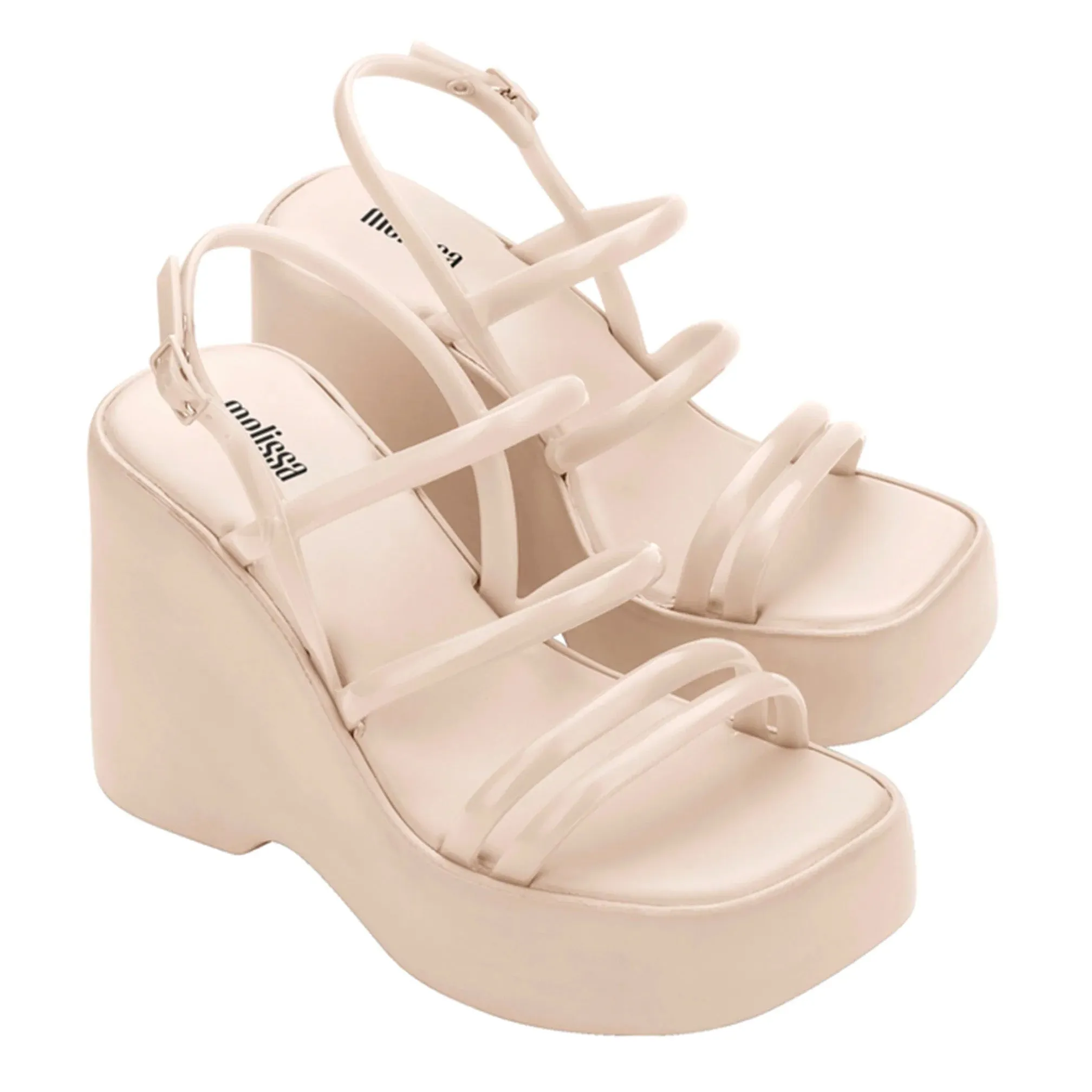 Melissa Womens Jessie Platform Beige