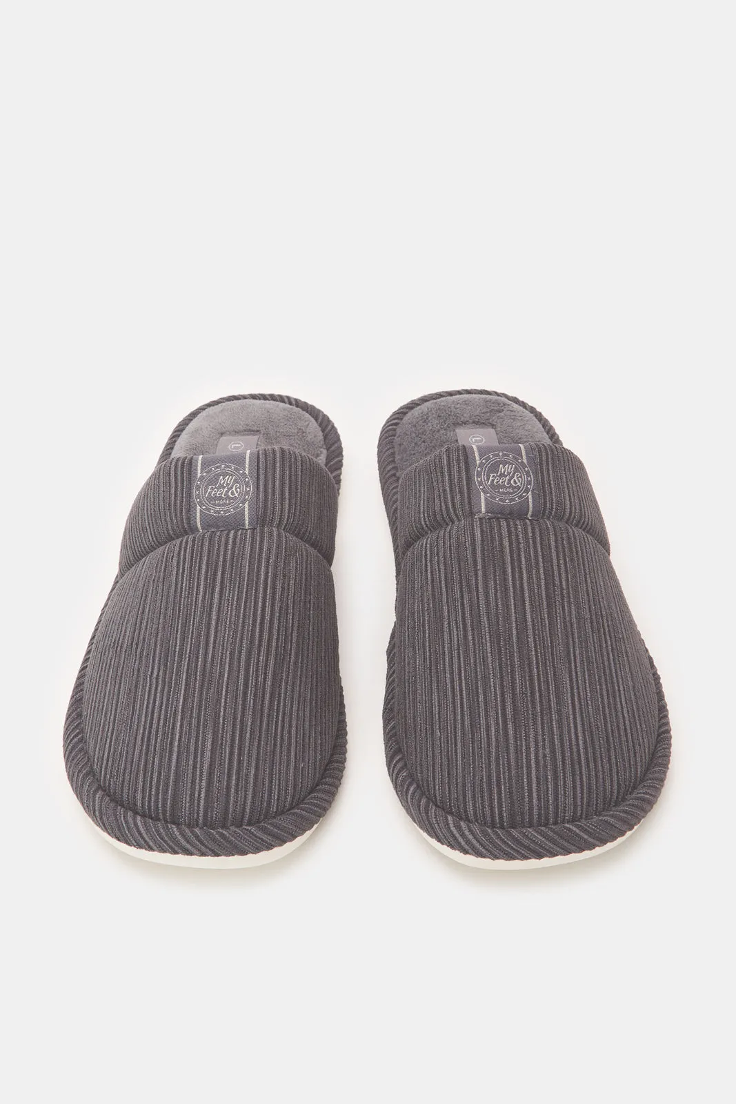 Men Charcoal Mule Slipper