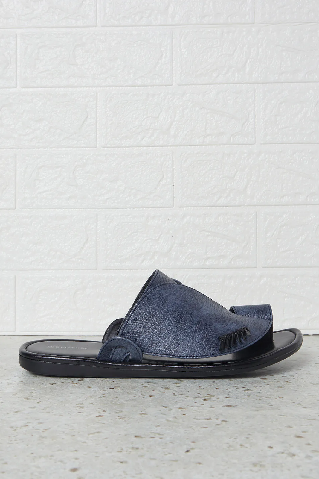 Men Navy Traditional Sandals