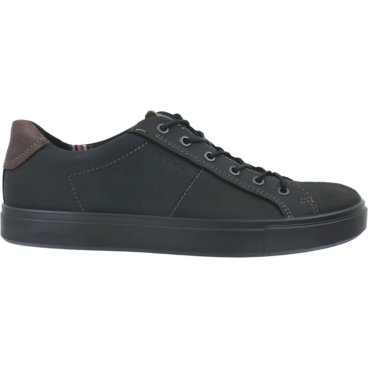 Men's Ecco Kyle Street Tie Black Nubuck