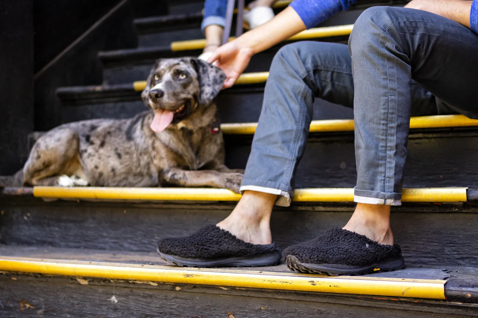 Men's Topo Athletic Revive Fleece Slip-On Recovery Shoe