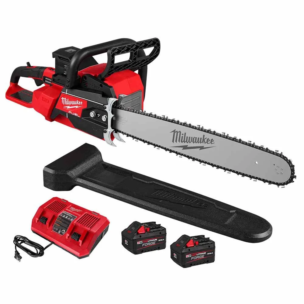 Milwaukee 2827-22 M18 FUEL 20" Dual Battery Chainsaw Kit