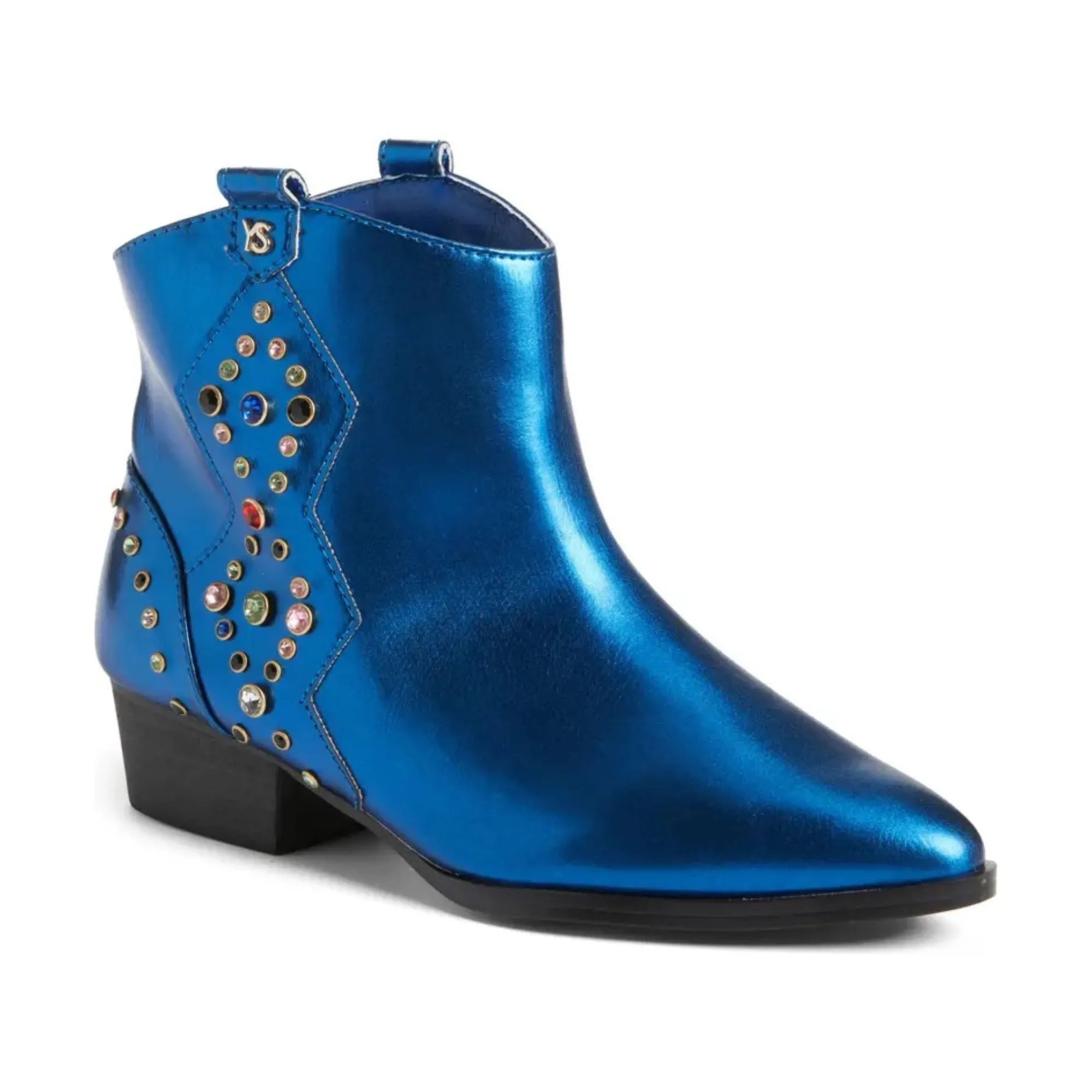 Miss Dallas Gem Western Boot in Blue - Kids