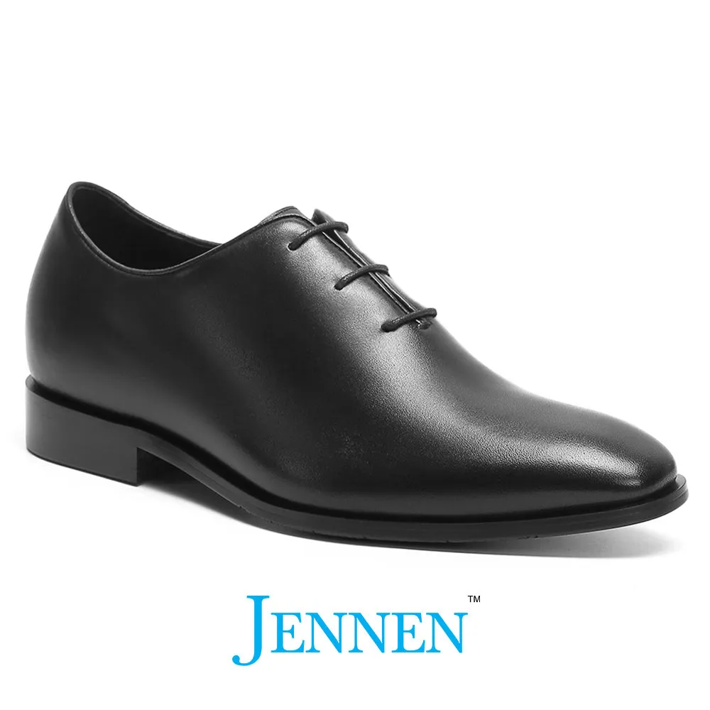 Mr. Assange Matte Black 7cm | 2.8 inches Taller Wedding Shoes for Men