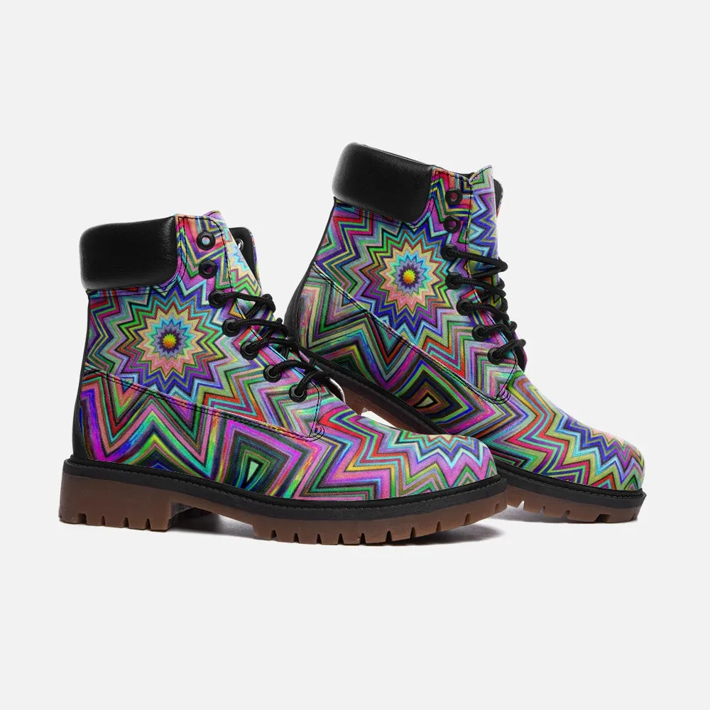 NEON DREAMS | Casual Leather Lightweight boots TB | IMRAN