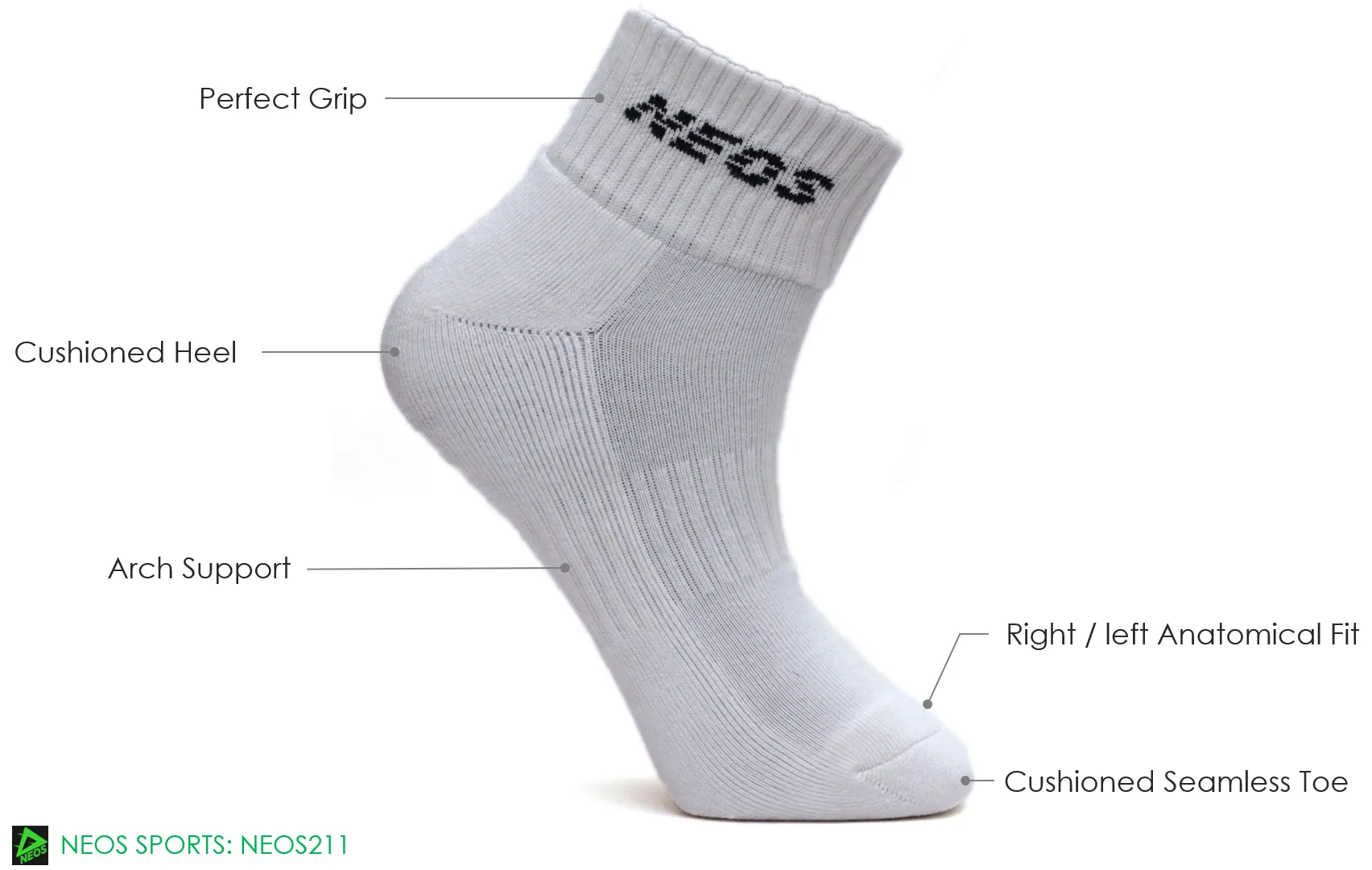 Neos Sports Men Ankle Length Socks