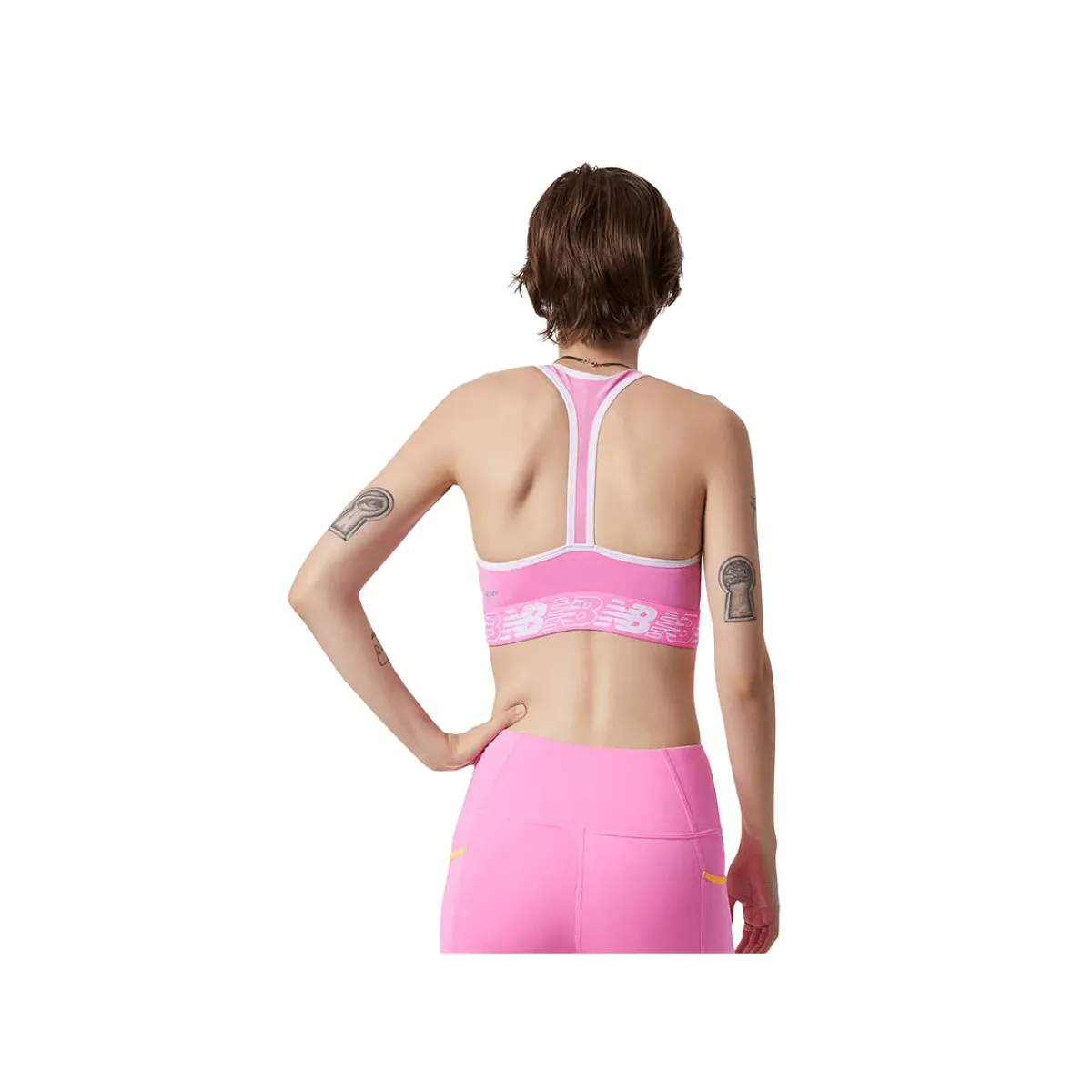 New Balance Pace Bra 3.0 Pink Women's Sports Bra