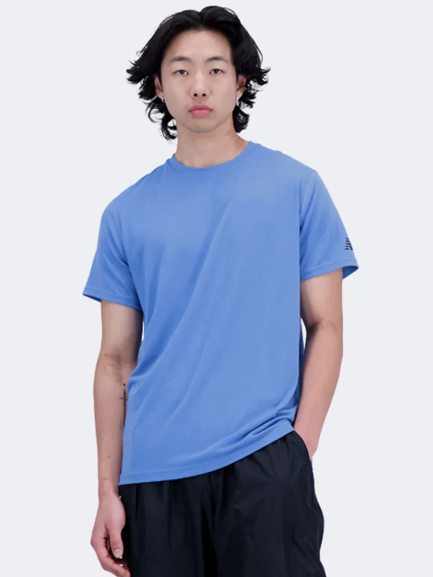 New Balance R.W. Tech Men Training T-Shirt Heritage Blue