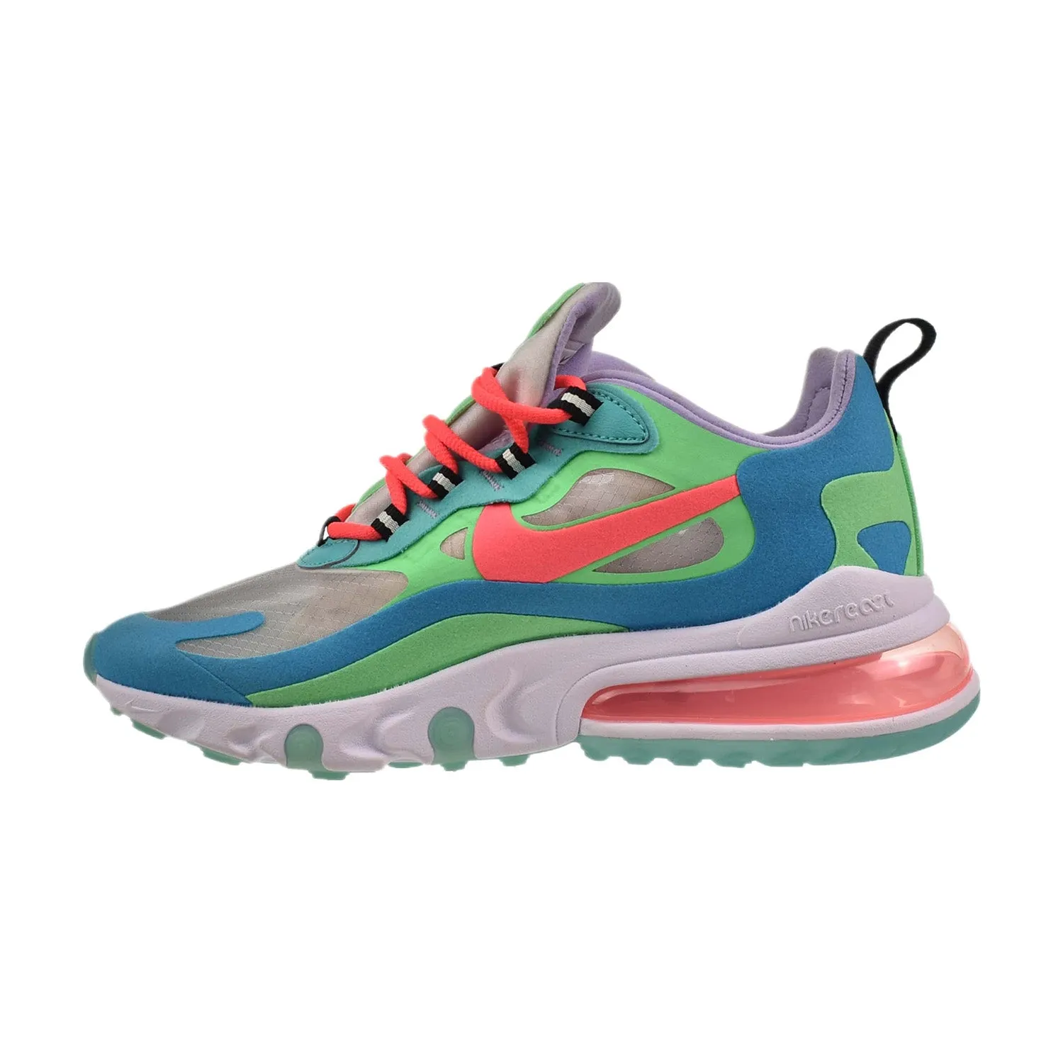 Nike Air Max 270 React "Psychedelic Movement" Women's Shoes Electro Green-Blue