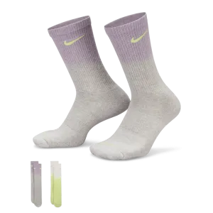 NIKE EVERYDAY PLUS OMBRE PLUSH SOCKS ( 2 PAIR)