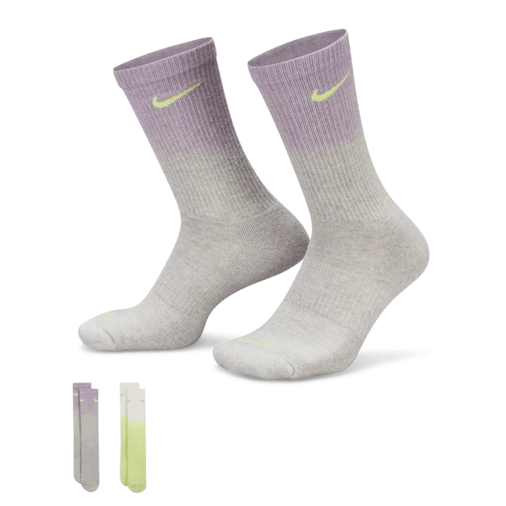 NIKE EVERYDAY PLUS OMBRE PLUSH SOCKS ( 2 PAIR)