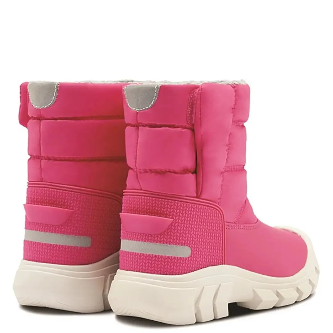 Original Big Kids Insulated Snow Boots - Bright Pink by Hunter