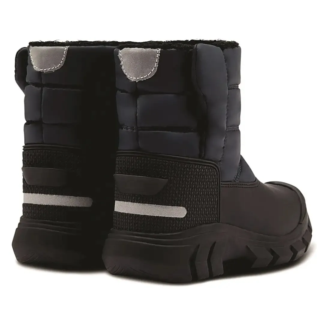 Original Big Kids Insulated Snow Boots - Navy/Black by Hunter