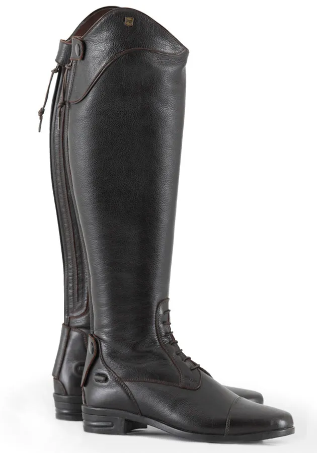 PE Veritini Ladies Long Leather Field Riding Boots -Brown