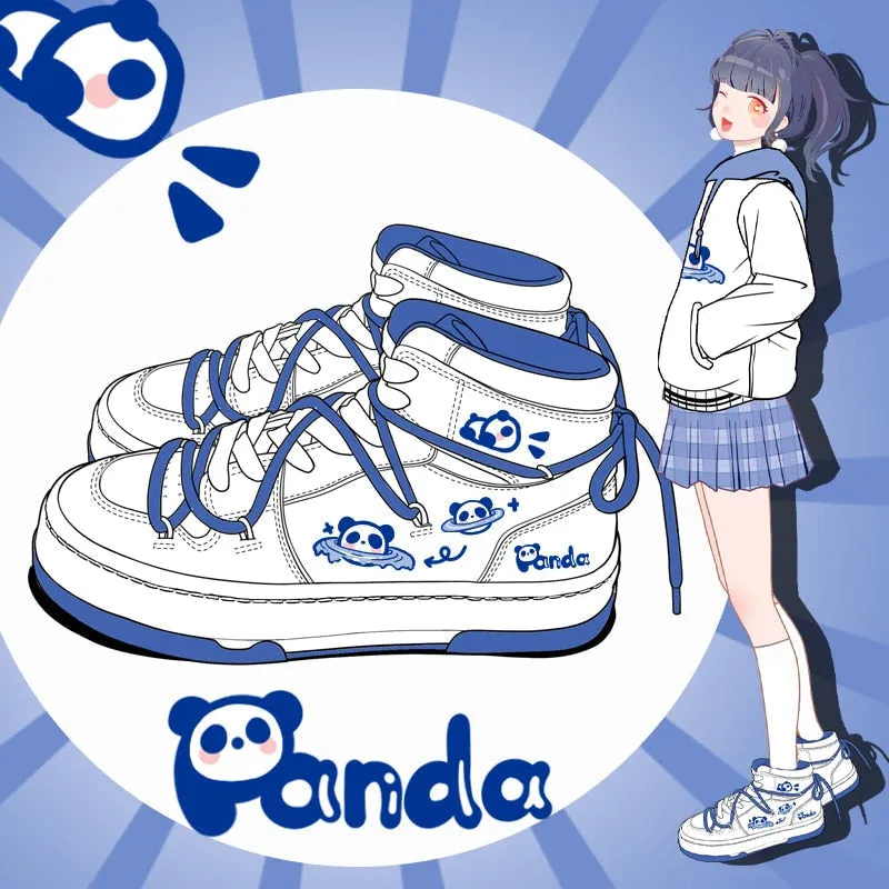 Poolside Panda Casual Sneakers