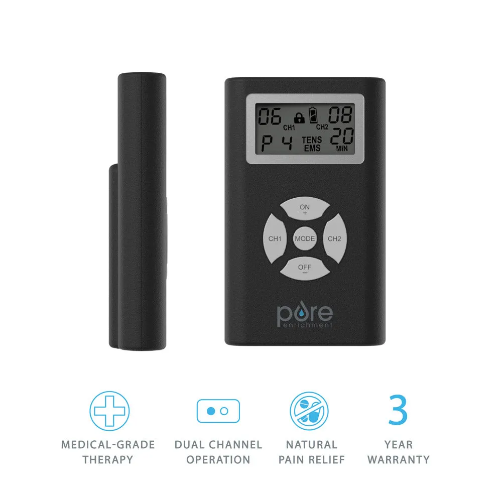 PurePulse™ Duo TENS and EMS Combo Muscle Stimulator