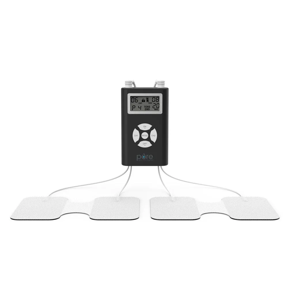 PurePulse™ Duo TENS and EMS Combo Muscle Stimulator