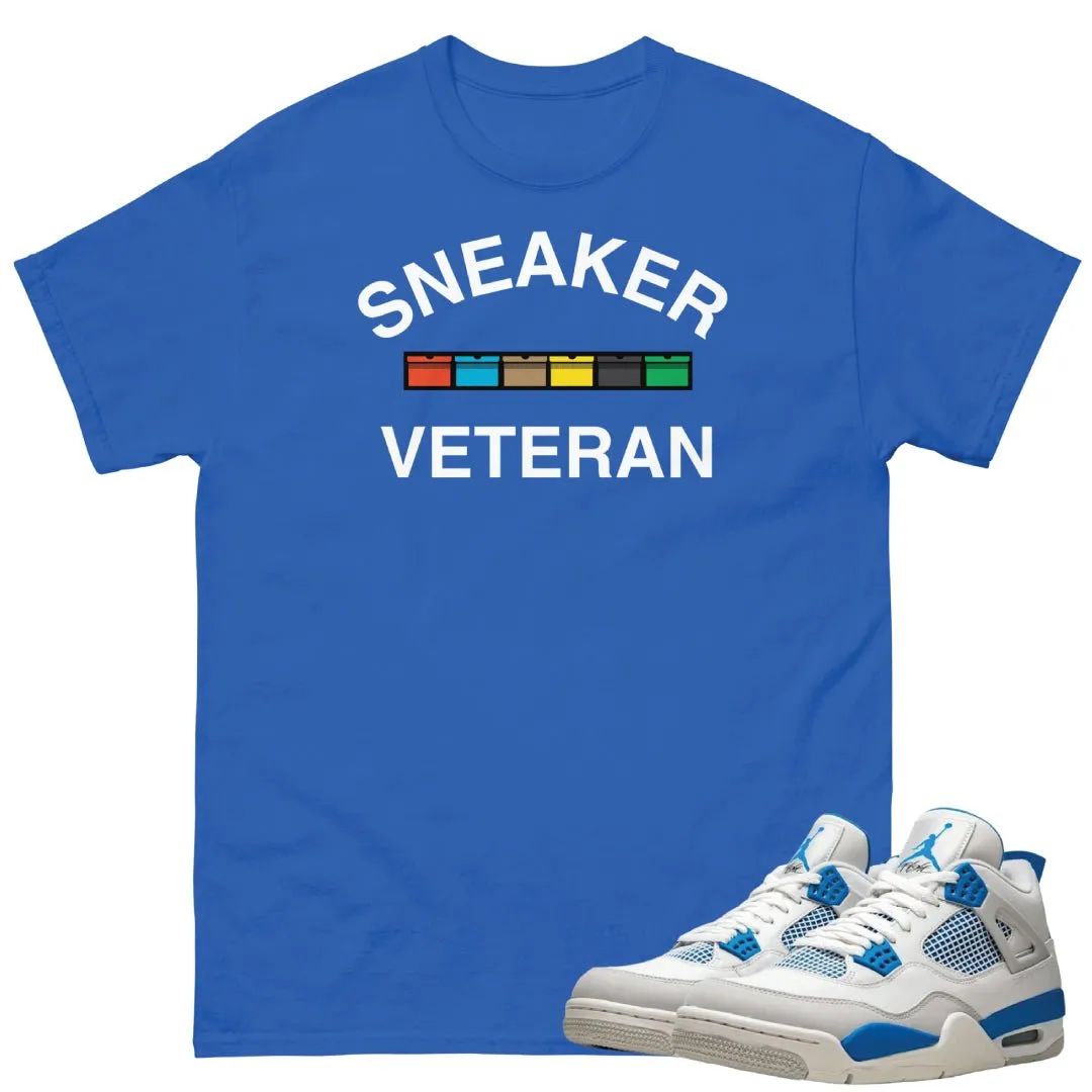 Retro 4 Military Blue "Sneaker Veteran" Shirt