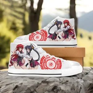 Rias Gremory Akeno Himejima High School DxD Shoes High Top Sneakers for Kids and Adults