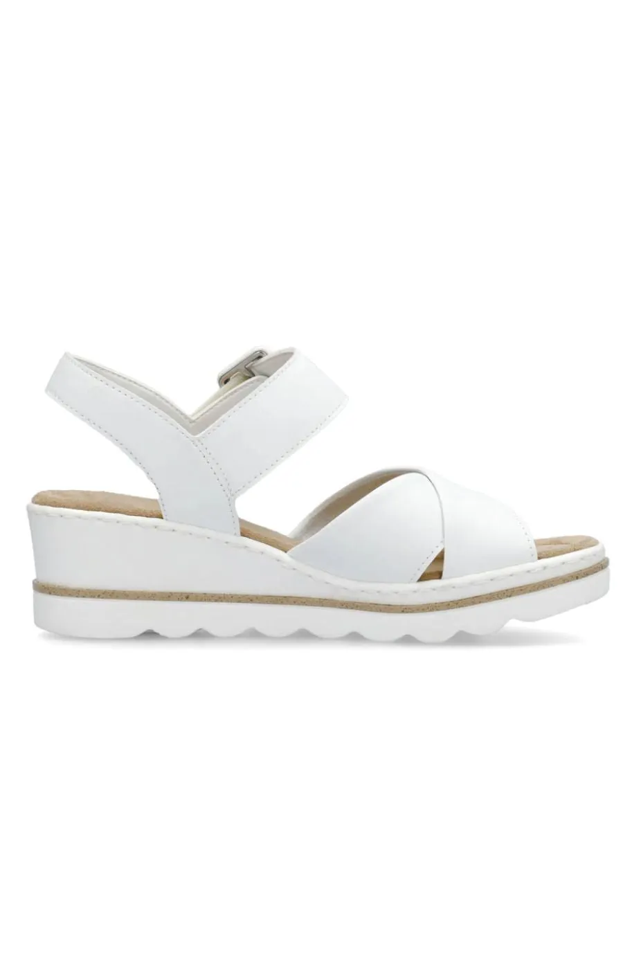 Rieker Platform White Sandal