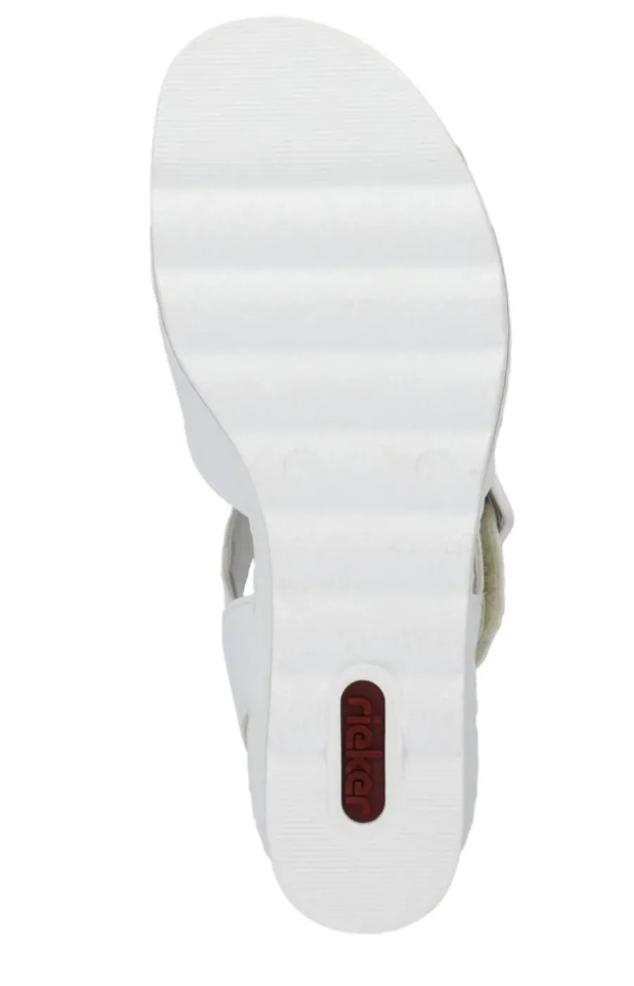 Rieker Platform White Sandal