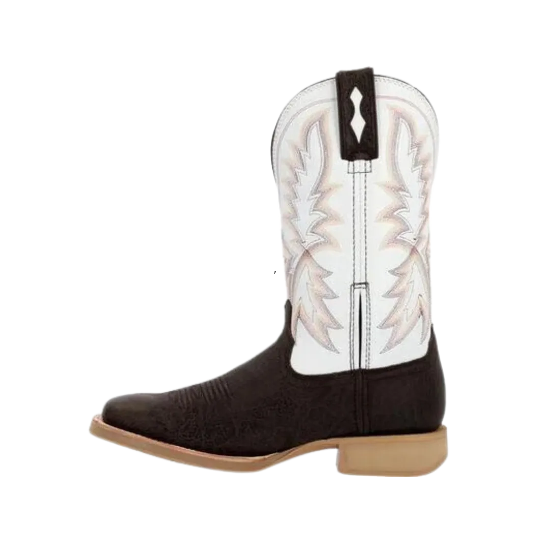 Rocky Durango Men's Dark Hickory & White Western Boot