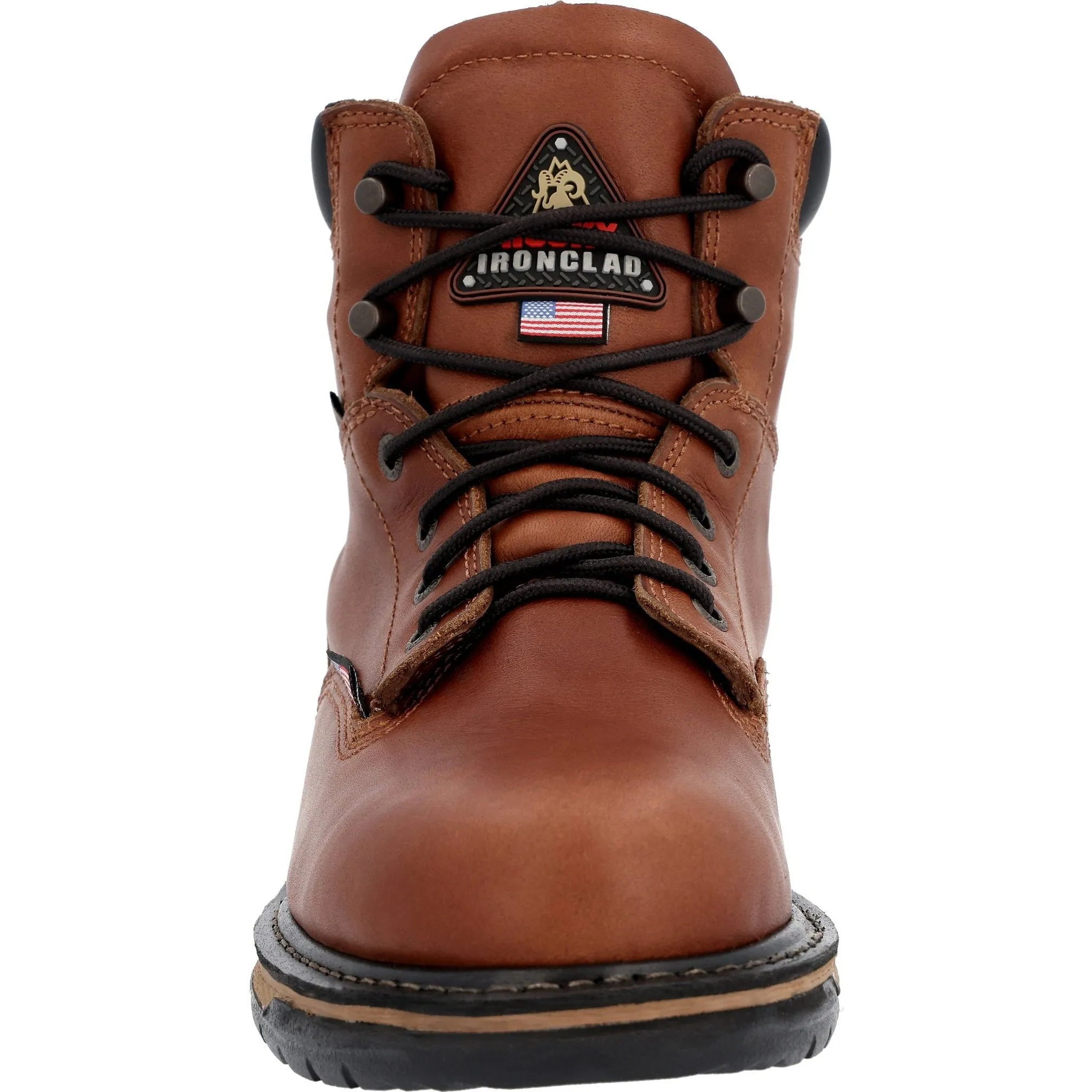 Rocky Men's IronClad 6" WP USA Made Work Boot - Brown - RKK0361