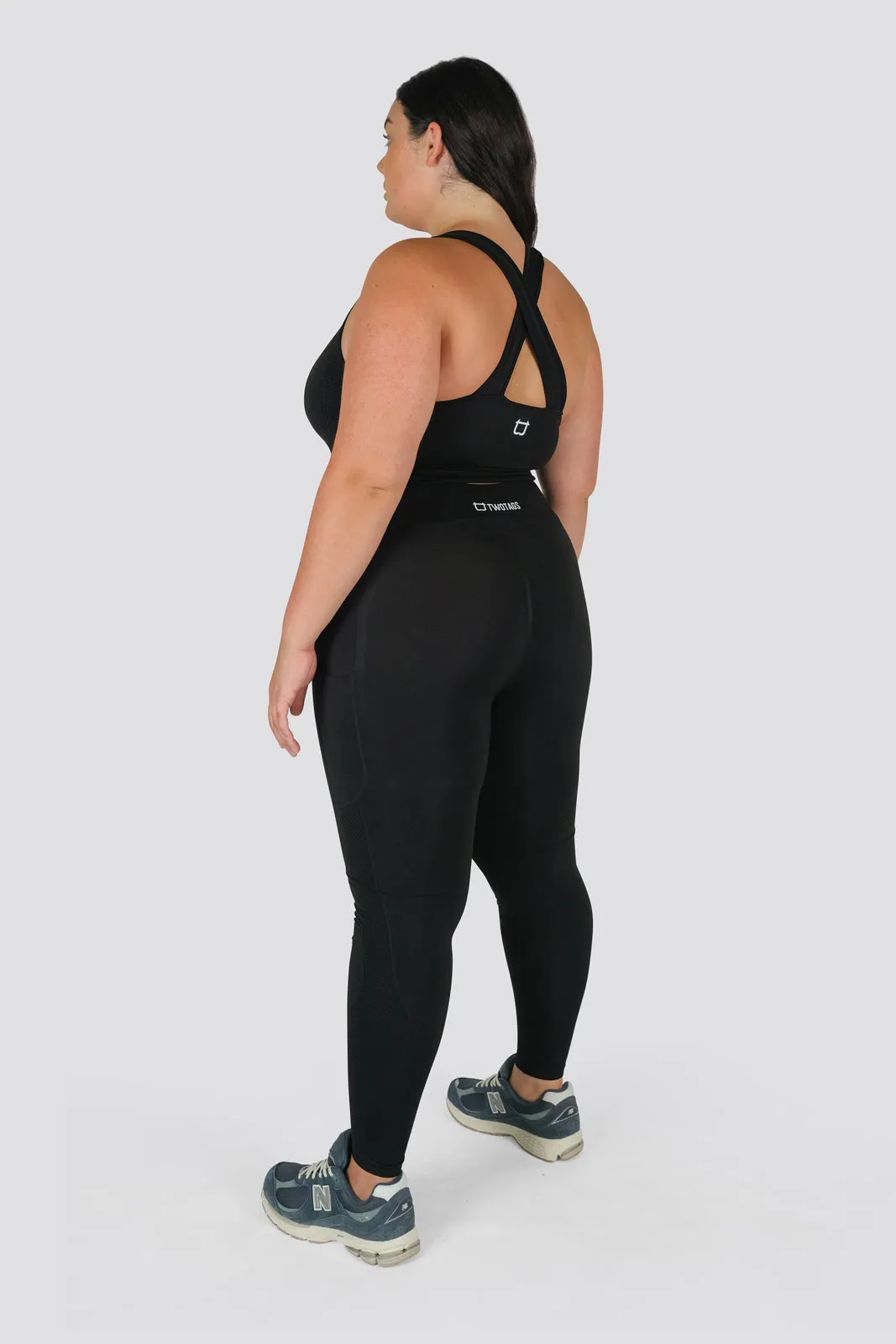 Seamless Power Highwaisted Leggings - Black