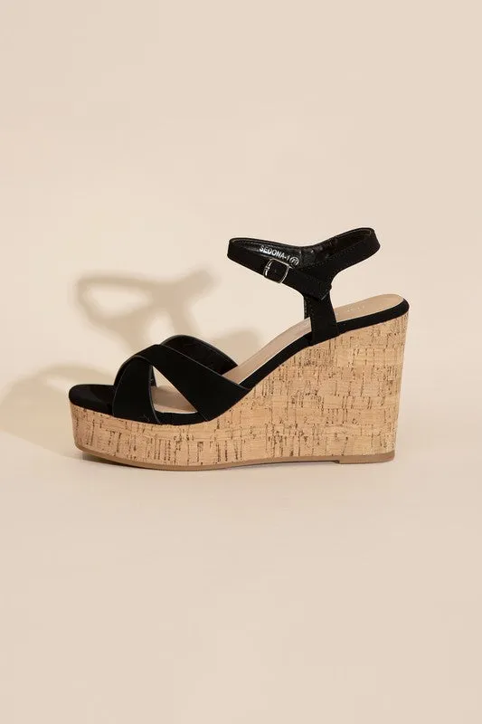 SEDONA-1 WEDGE HEEL SANDALS