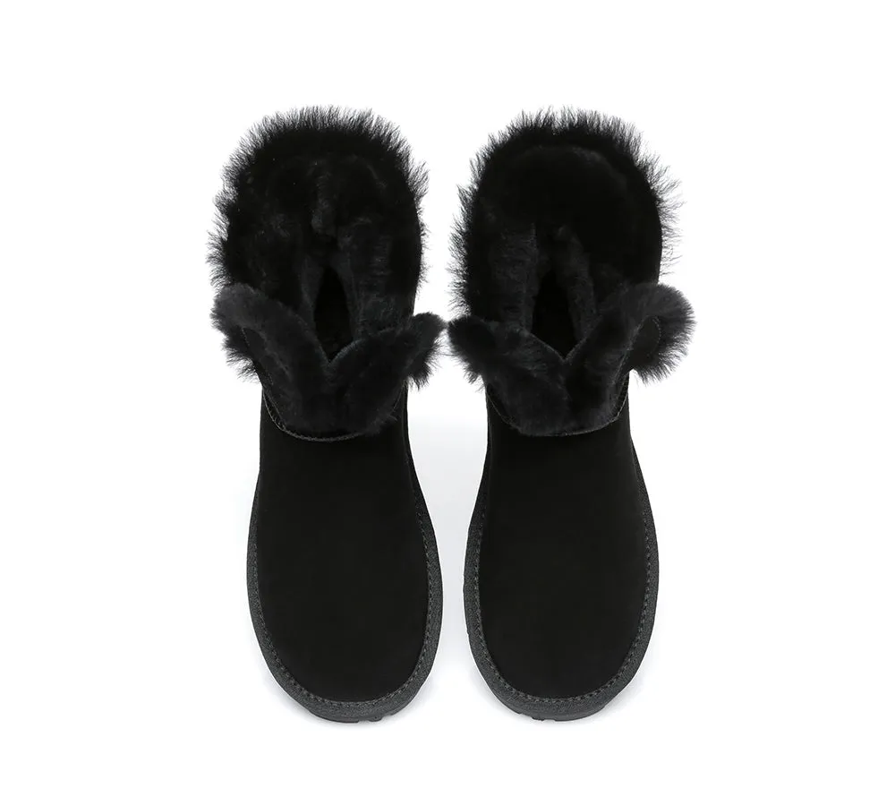 Sheepskin Bunny Boots Women Lopunny