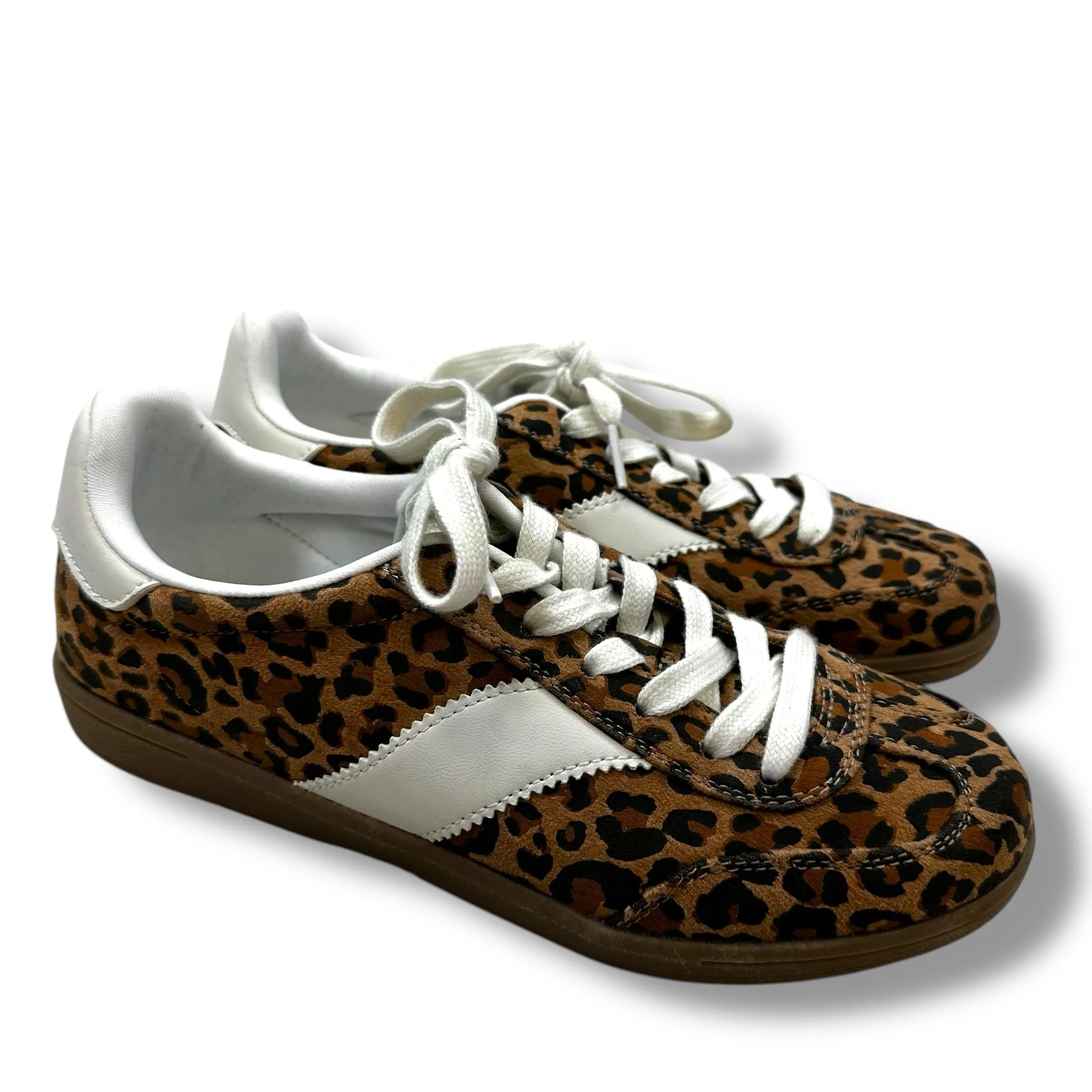 Shoes Athletic By Universal Thread In Leopard Print, Size: 8