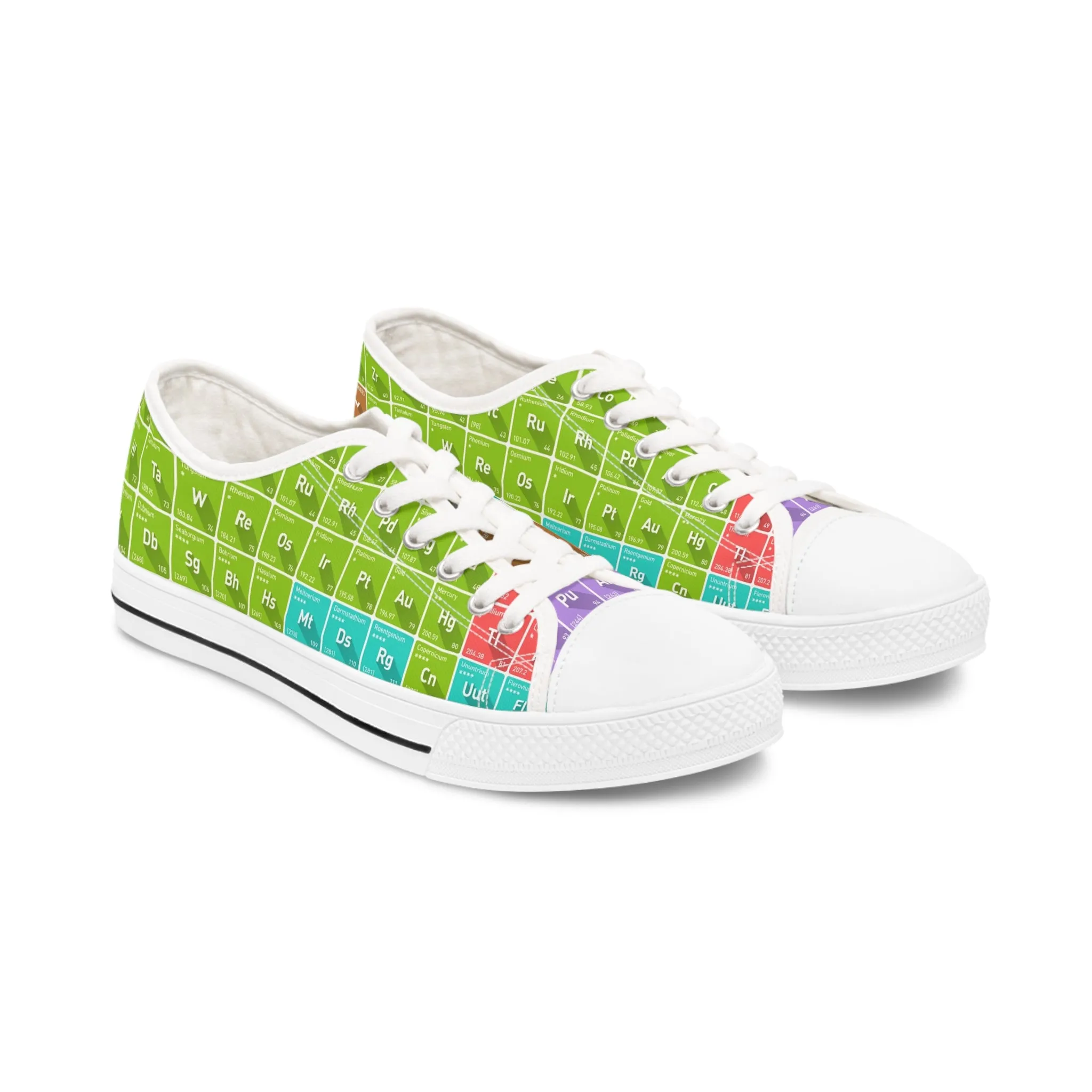 Shoes: Elemental.  Periodic Table of Elements on the Go! Women's Low Top Sneakers