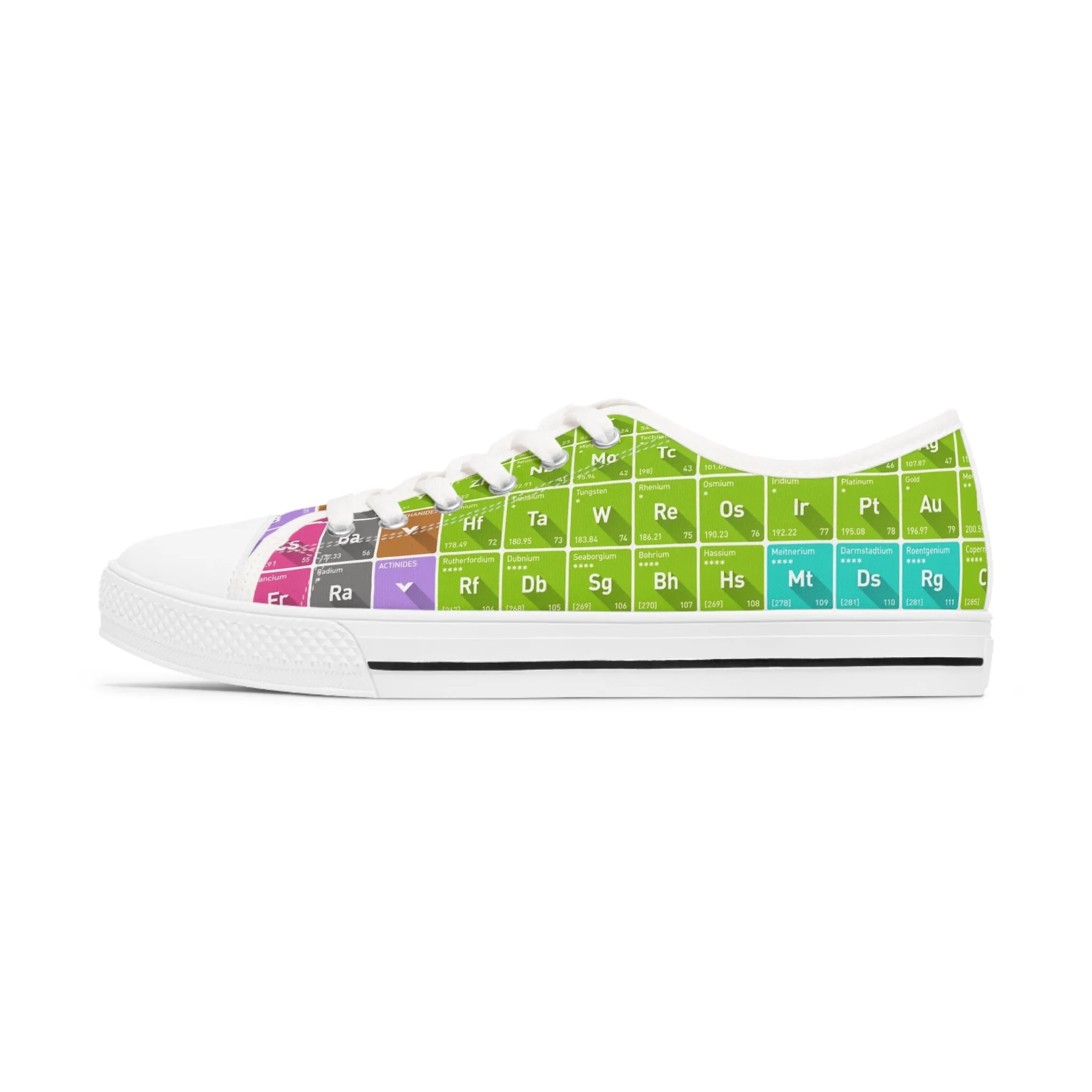 Shoes: Elemental.  Periodic Table of Elements on the Go! Women's Low Top Sneakers