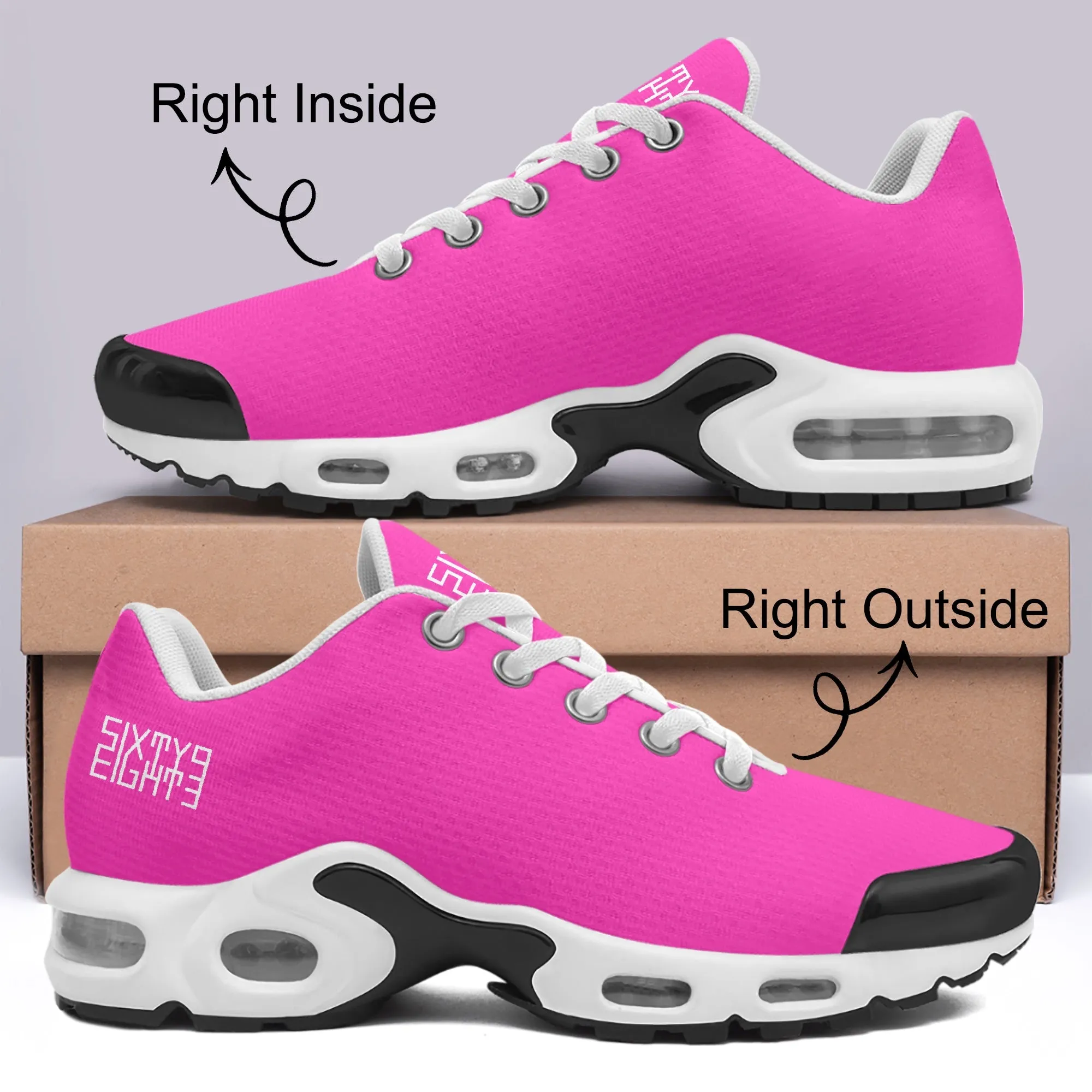 Sixty Eight 93 Logo White Fuchsia BMK Shoes