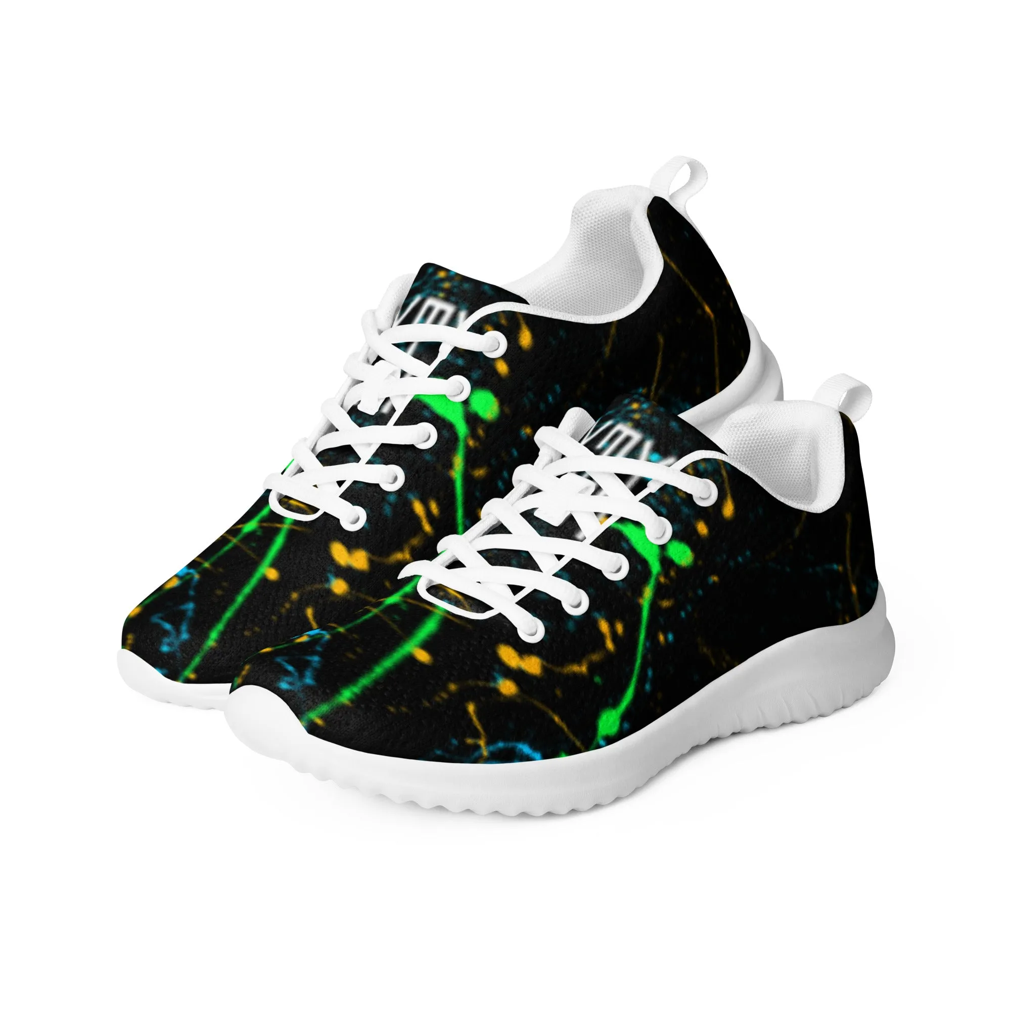 Sixty Eight 93 Logo White Splatter #4 Women’s Athletic Shoes