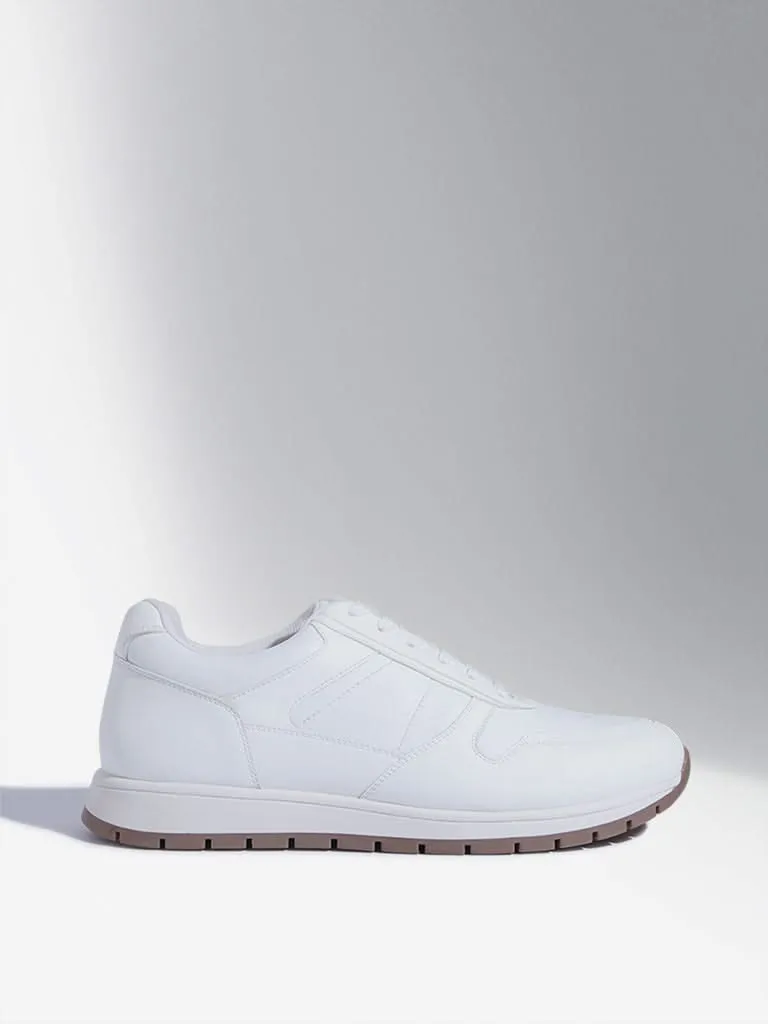 SOLEPLAY White Stitch Design Sneakers