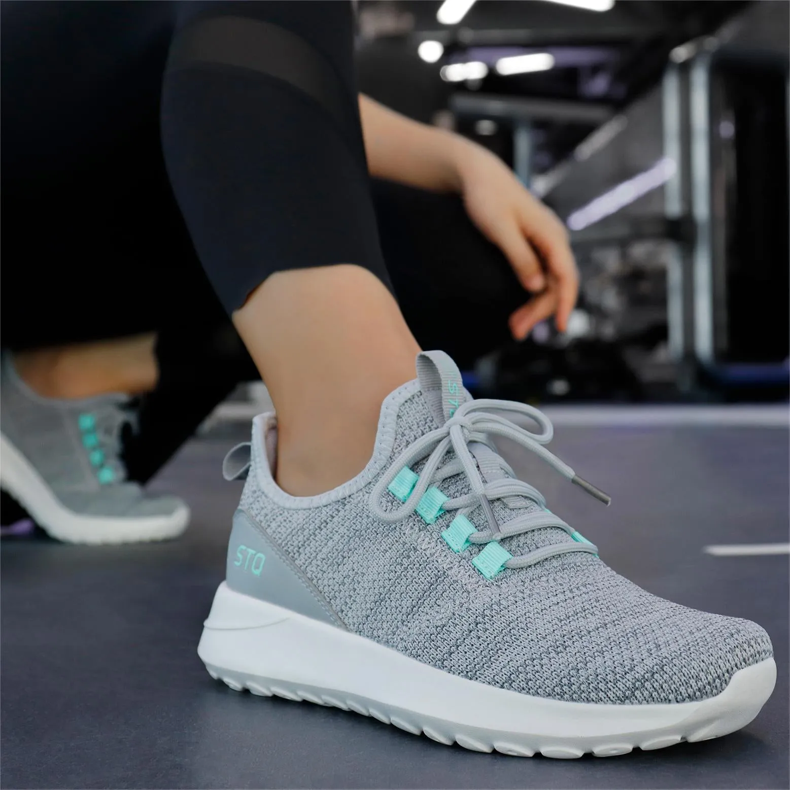 STQ Womens Slip On Sneakers Orthopedic Tennis Walking Shoes Breathable Athletic Gym Workout Cross Training Sneakers