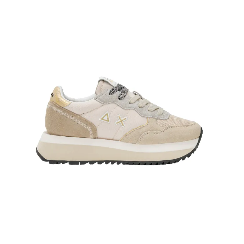 Sun68 scarpa sneakers da donna Big Ally Solid Z44216 31 bianco-panna