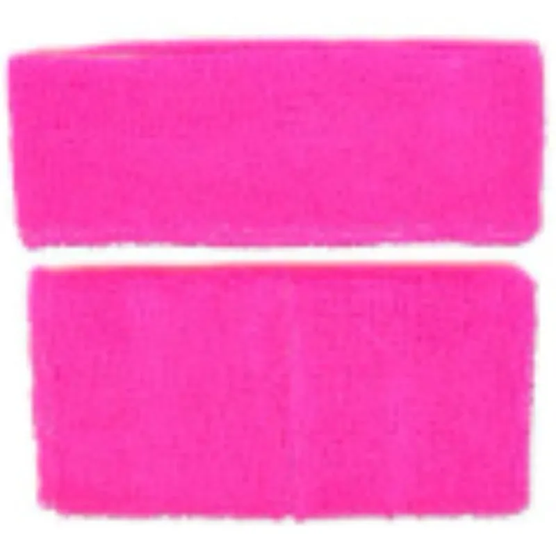 Sweat Wristband & Headband Set - Assorted Colours