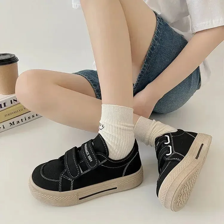 TAVIMART  -  Summer Women's Canvas Shoes New Arrival Ladies Footwear On Offer Offers Stylish Y2k Fashion A Daily Routine High Quality 39