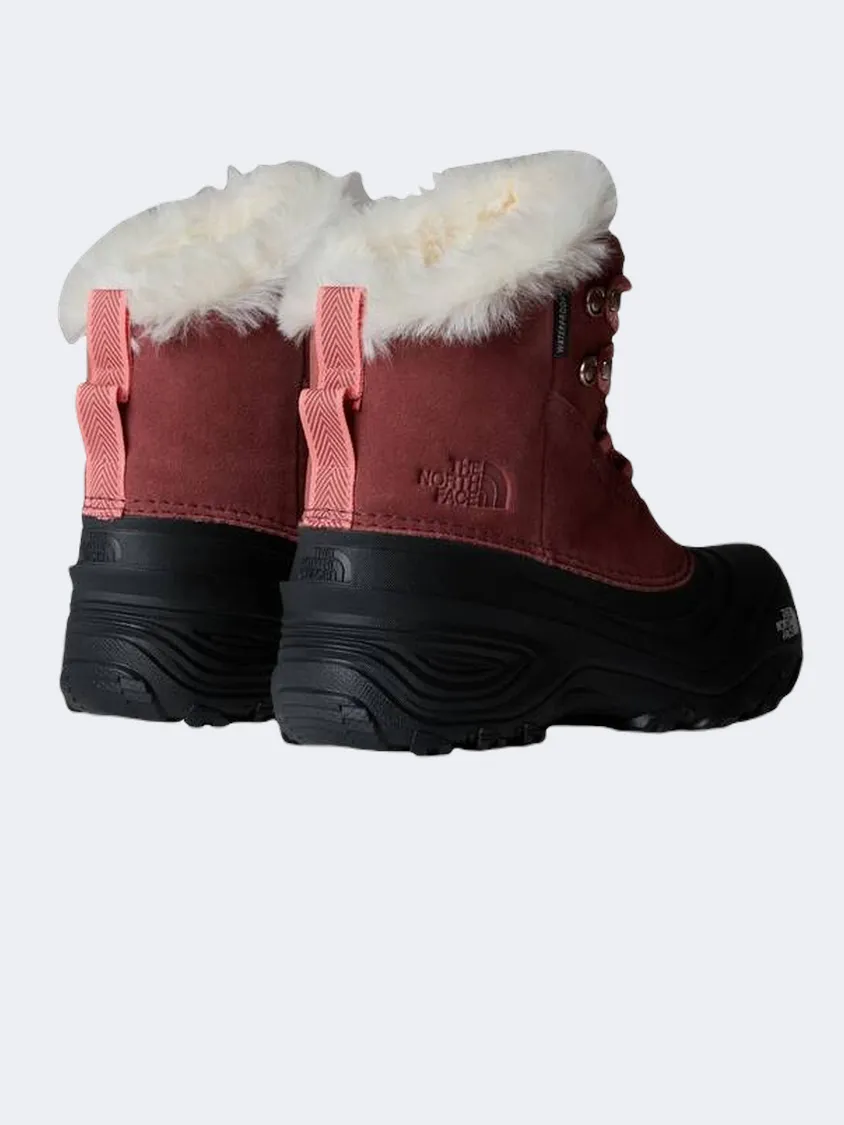 The North Face Shellista V Lace Waterproof Girls Lifestyle After Ski Burgundy/Black