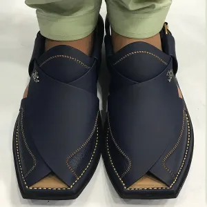 Traditional Handmade Leather Men's Peshawari Chappal