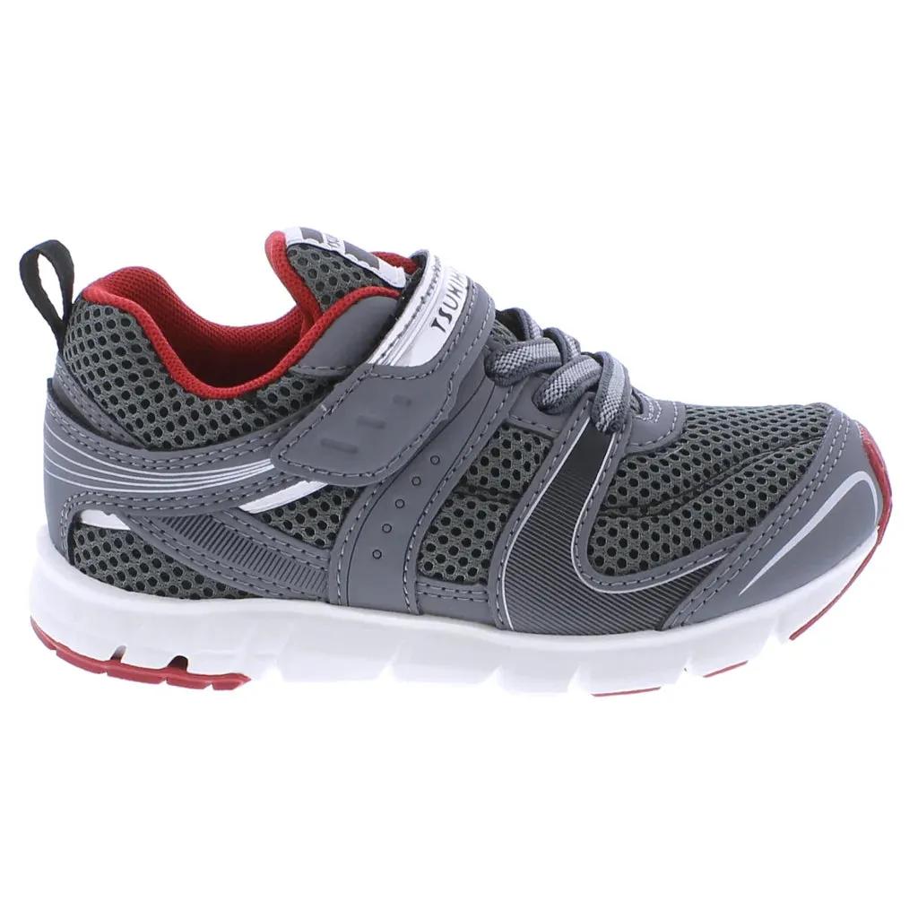 Tsukihoshi Youth Velocity (Sizes 1.5 - 7) - Gray/Red